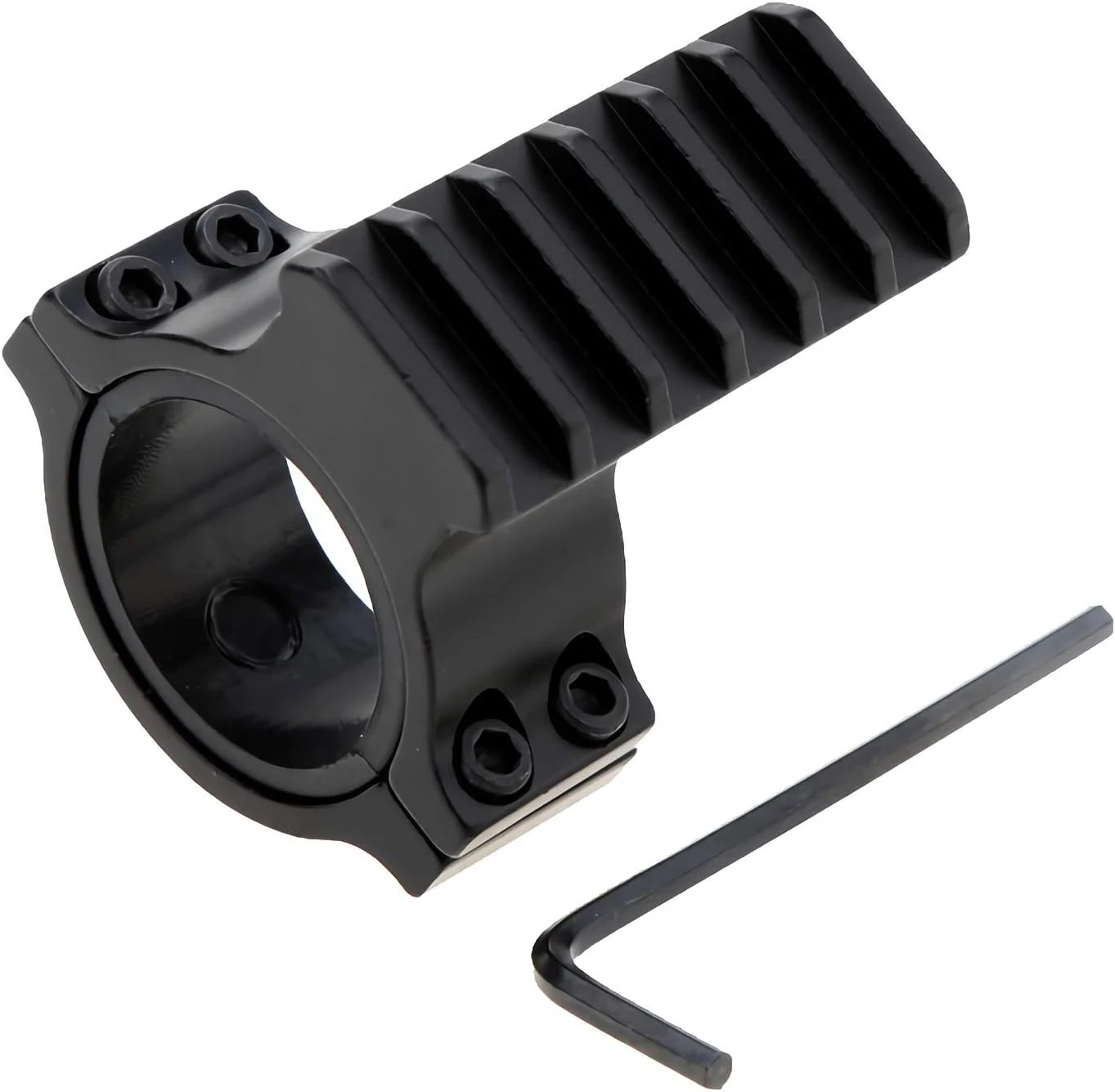 SOPORTE PARA LINTERNA O LASER EN MIRA TELESCOPICA PICATINNY TUBO 25.4 MM RIEL 21 MM