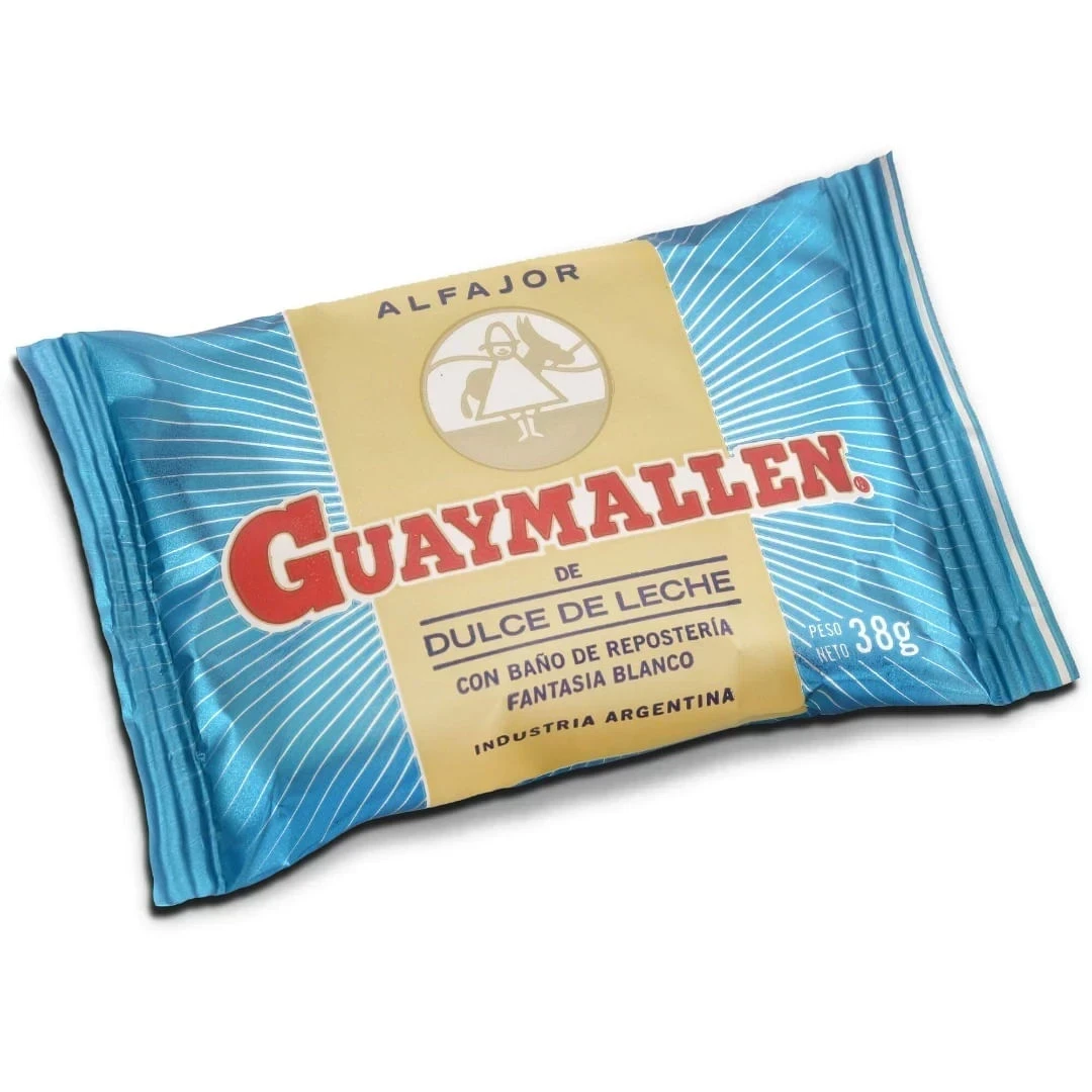 3 x ALFAJOR GUAYMAYEN BLANCO