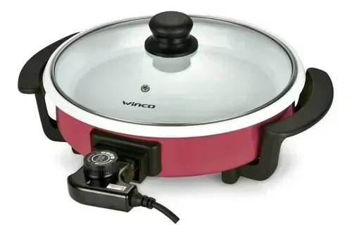 Paellera Multicocina Olla Sarten Electrica Ceramica Grill Winco W53