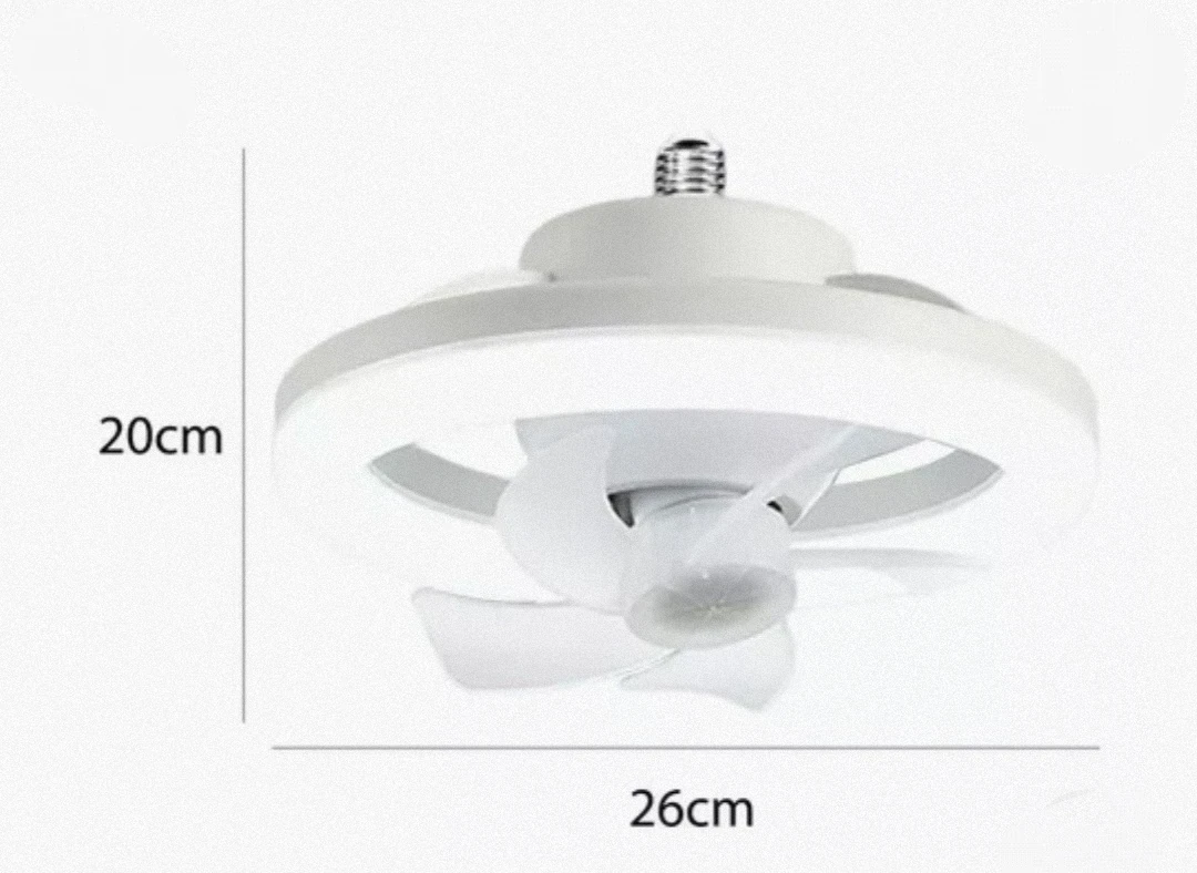Foco Ventilador LED 360° 9