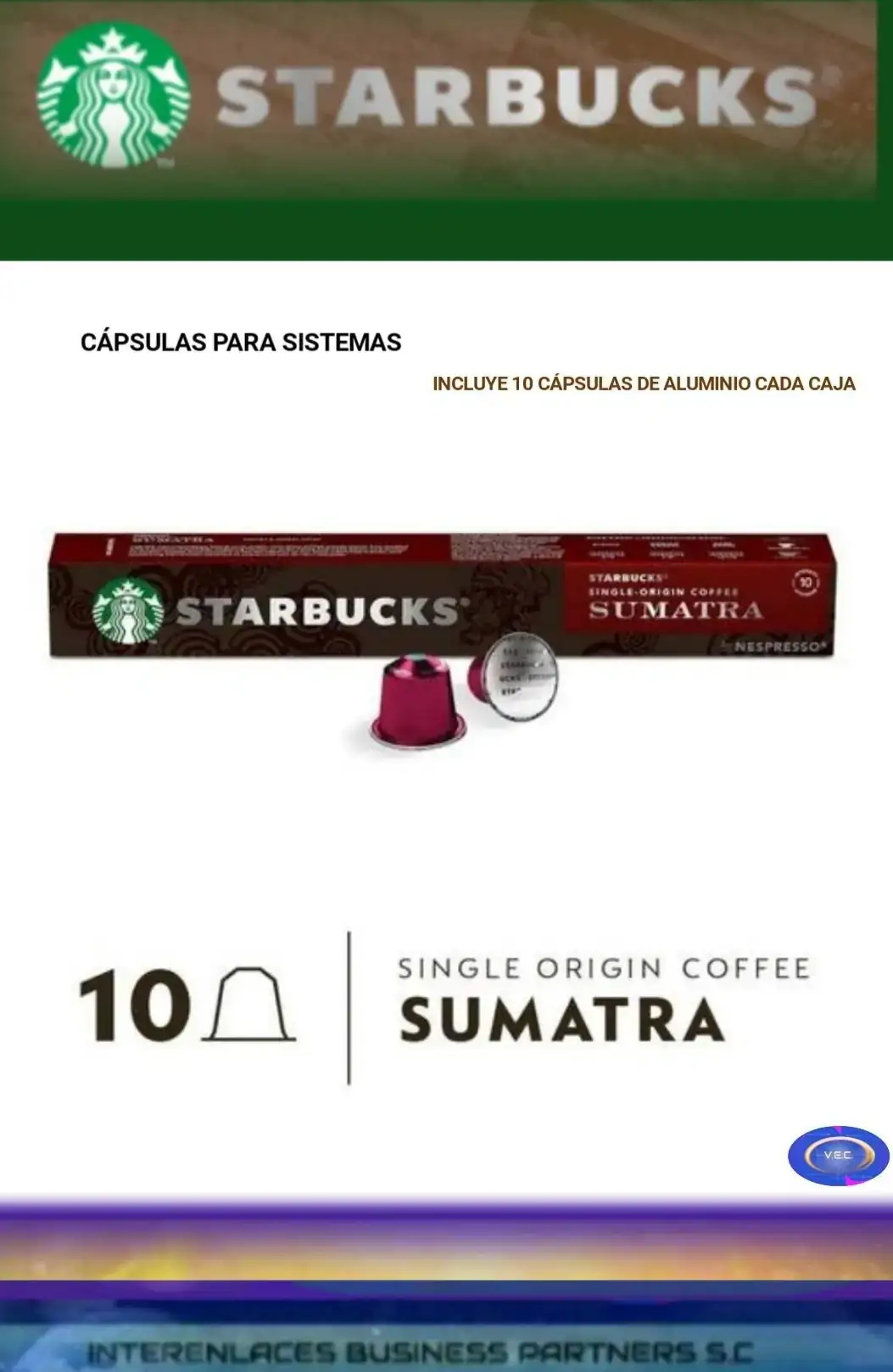 Starbucks Nespresso Sumatra 
