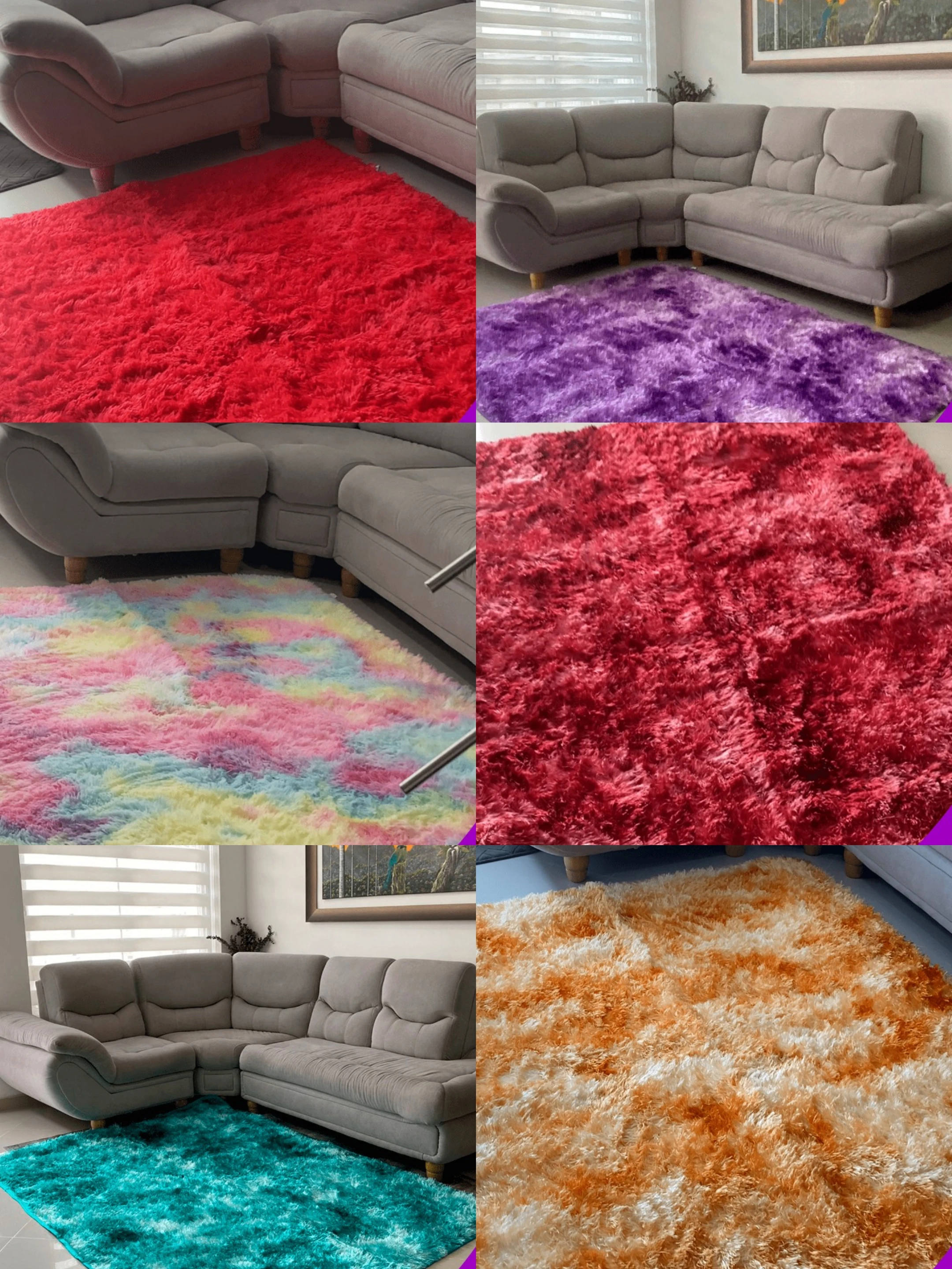 ALFOMBRA TIPO PELUCHE  2