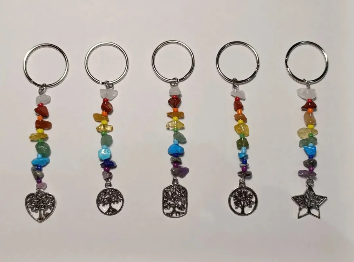 LLavero piedras chakras 3