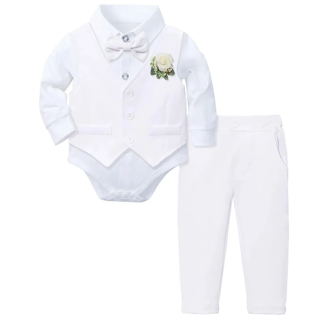 TRAJE ELEGANTE LARGO BEBÉ  2