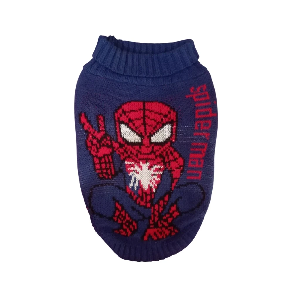 Chompa de hilo hipoalergénico importada diseño Spiderman