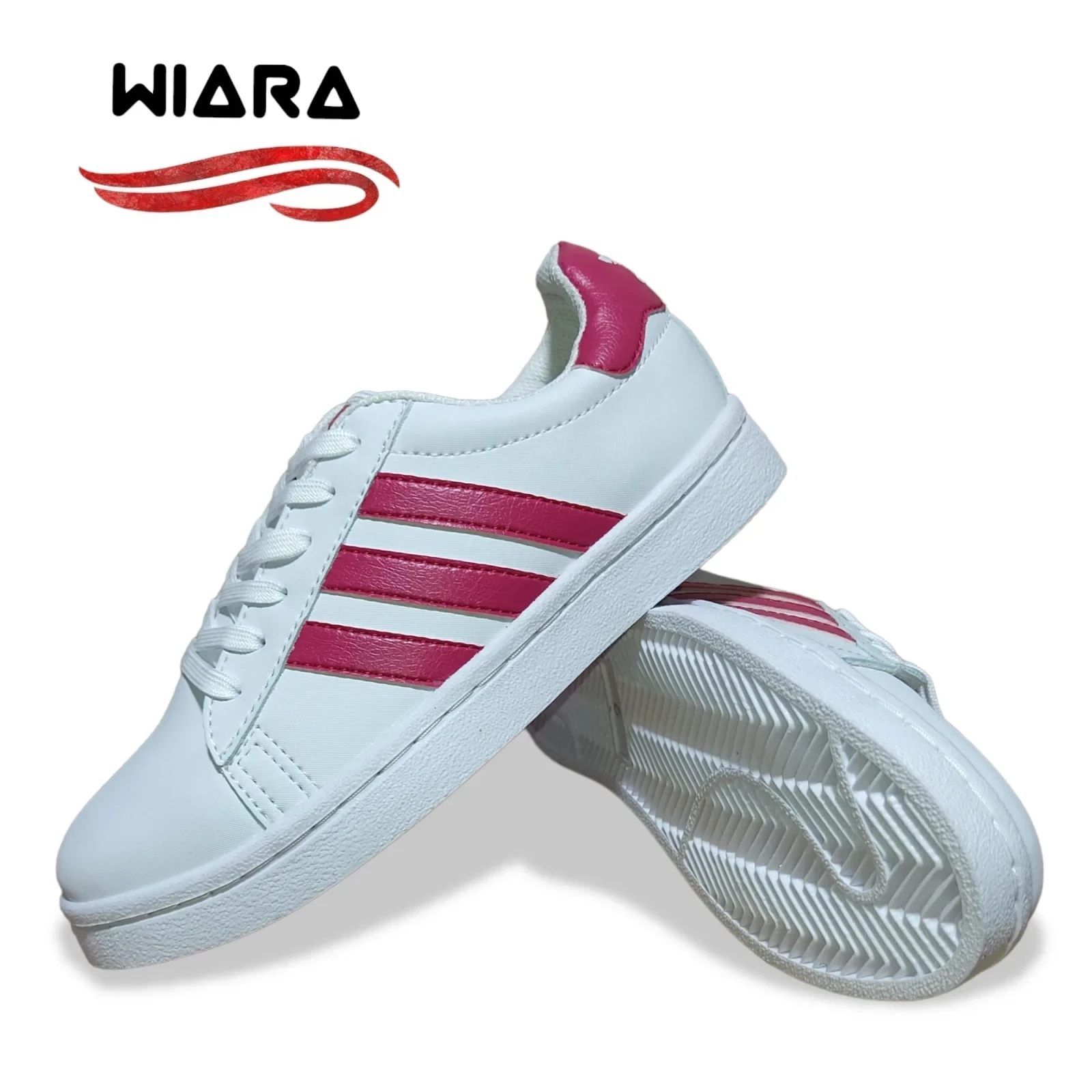 Adidas Dama Blanco/Fucsia 3