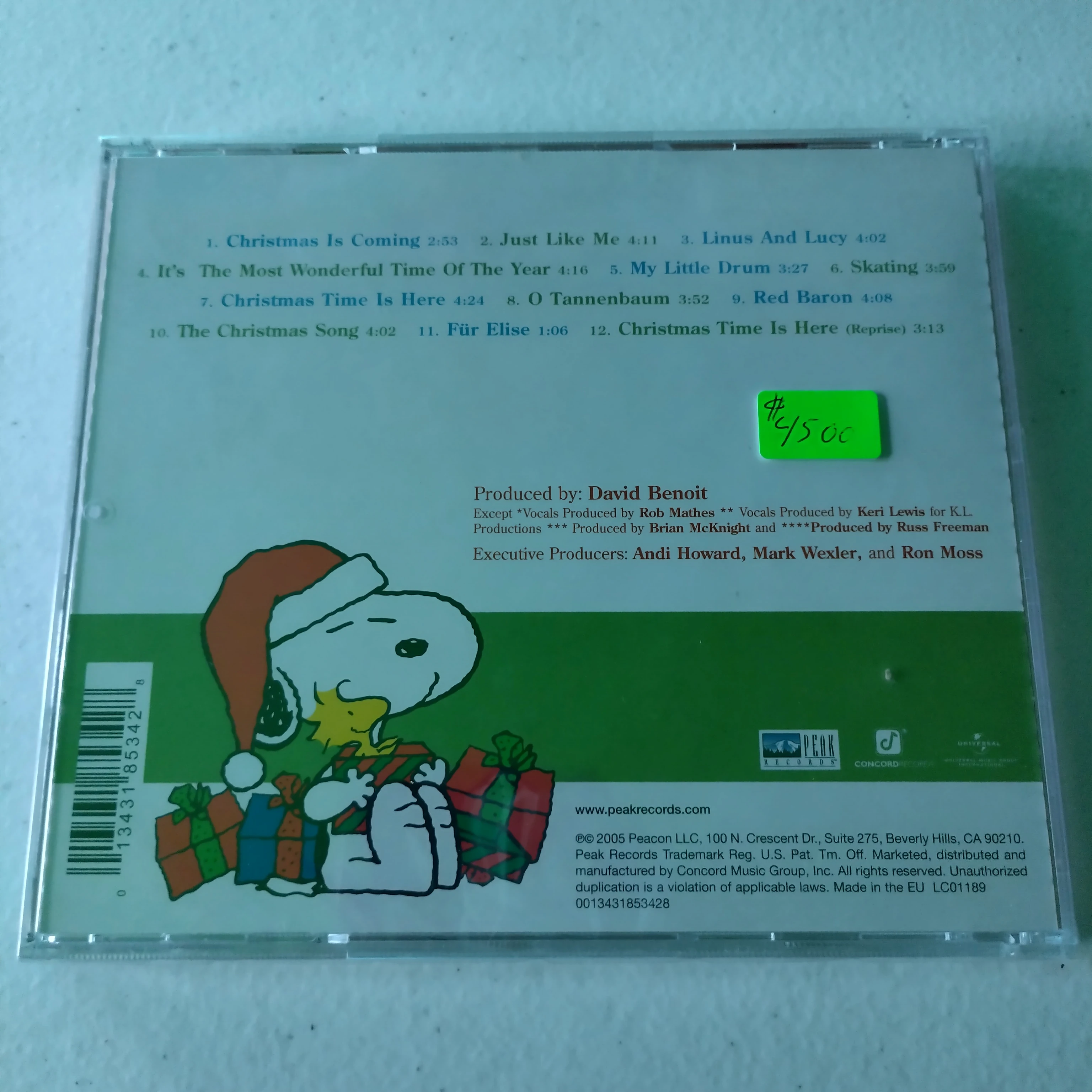 La navidad de Charlie Brown , nuevo  2