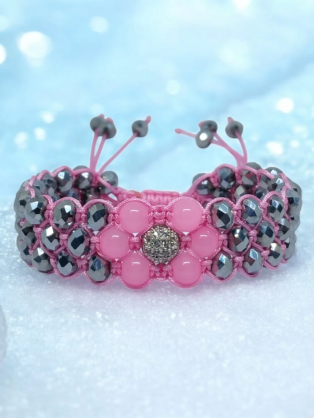 Pulsera Cuarzo Rosa