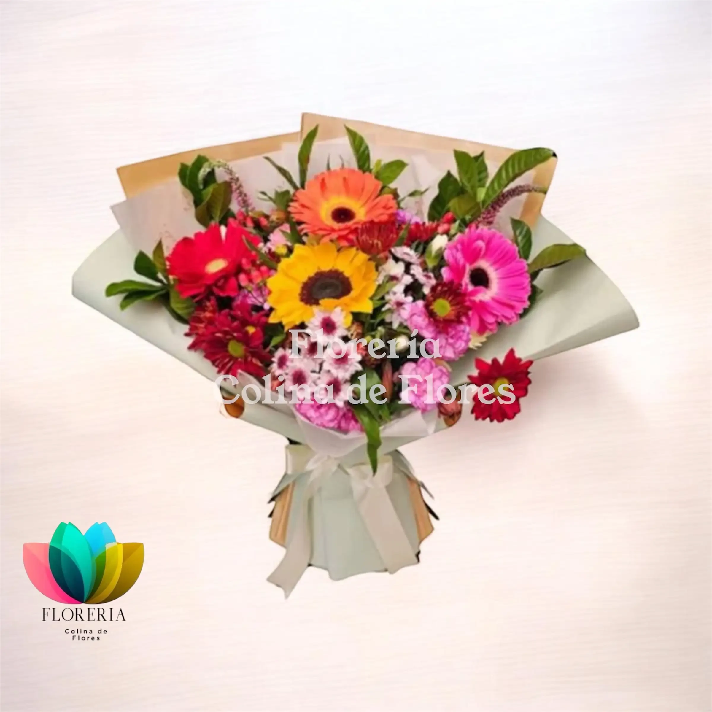 Ramo primaveral con gerberas