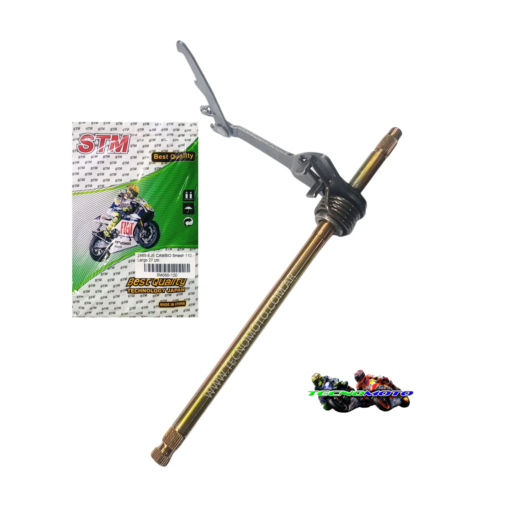 EJE CAMBIO GILERA 110 SMASH 27CM    -49744