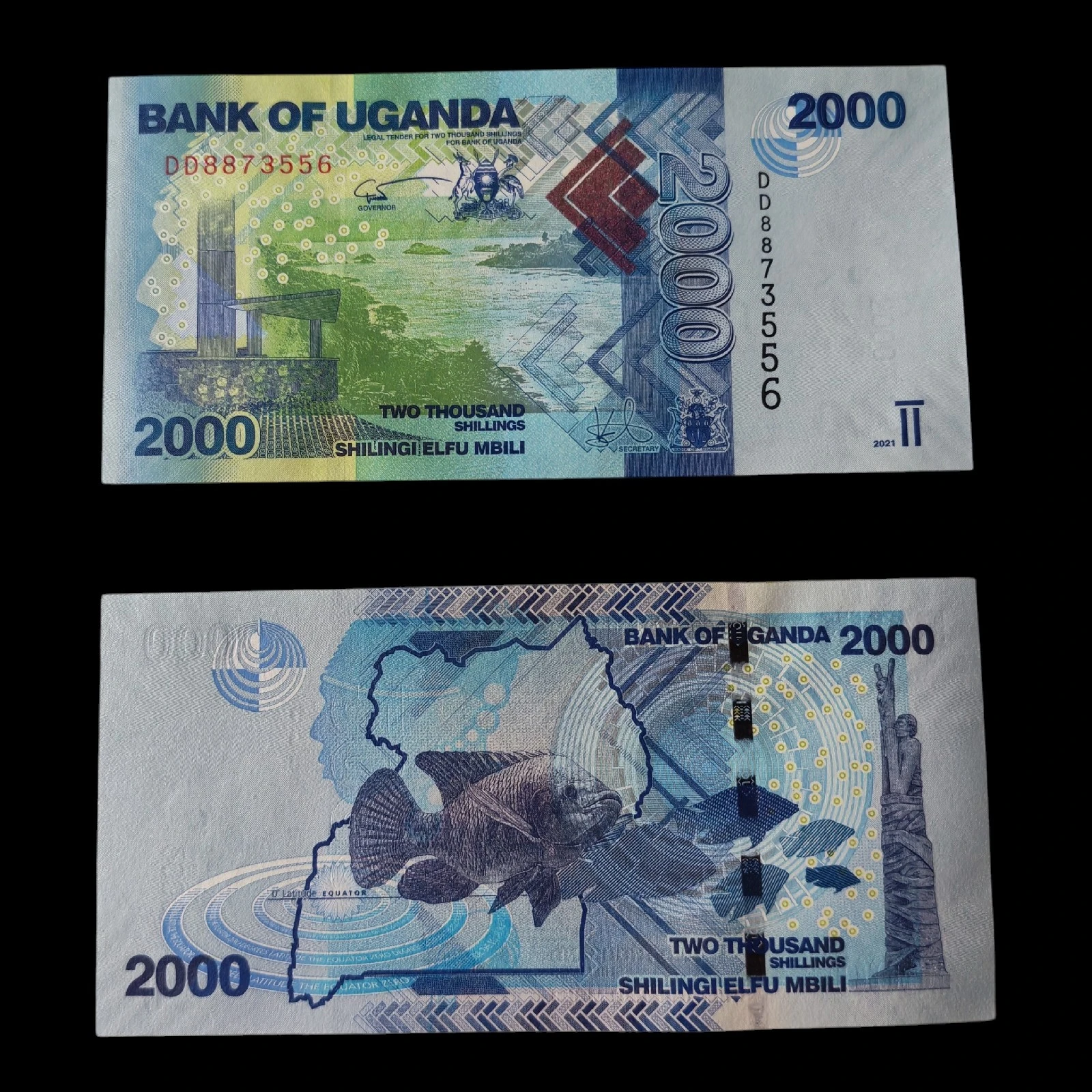 ° Uganda 2000 Shelines UNC
