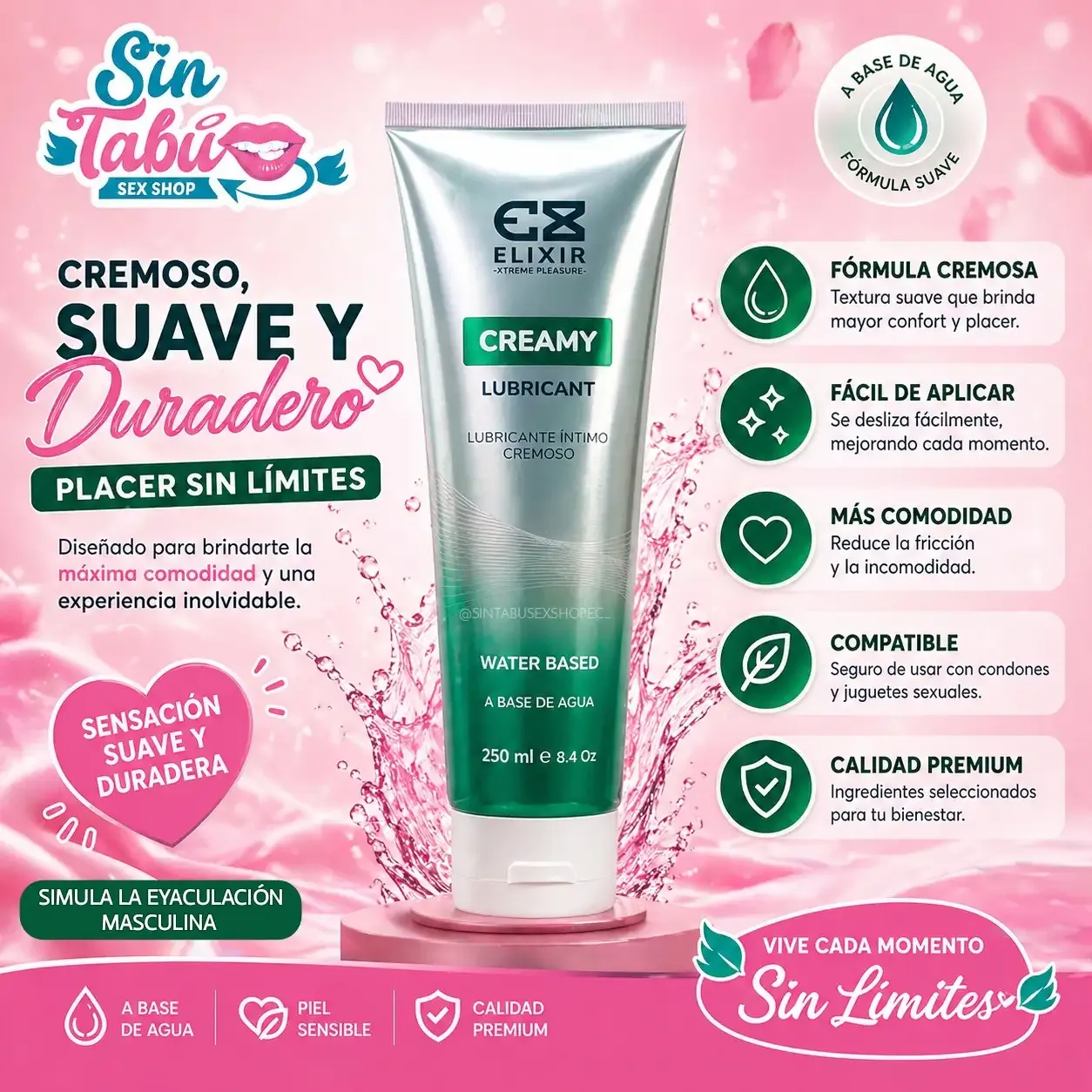LUBRICANTE ÍNTIMO CREMOSO