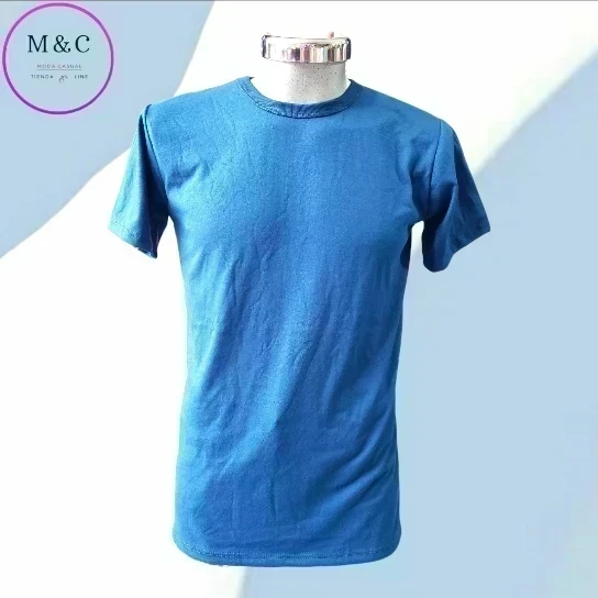 Playera lisa G algodon manga corta 6