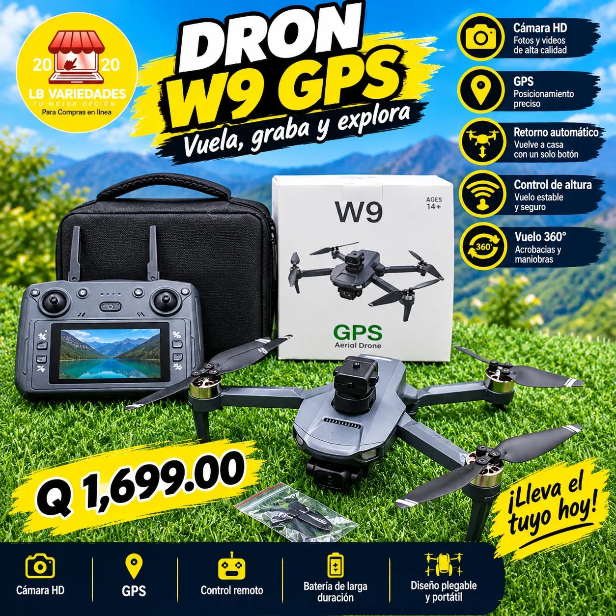 Dron w9