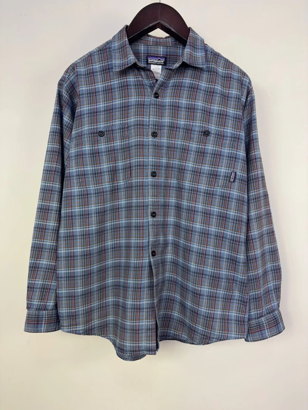 PATAGONIA ORGANIC COTTON LONG-SLEEVE PLAID SHIRT