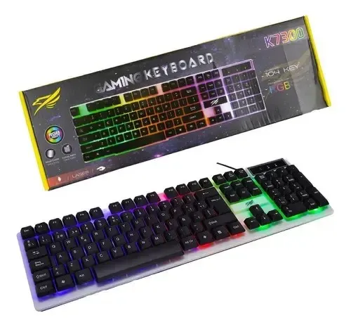 GAMING KEYBOARD CON LUZ K7300