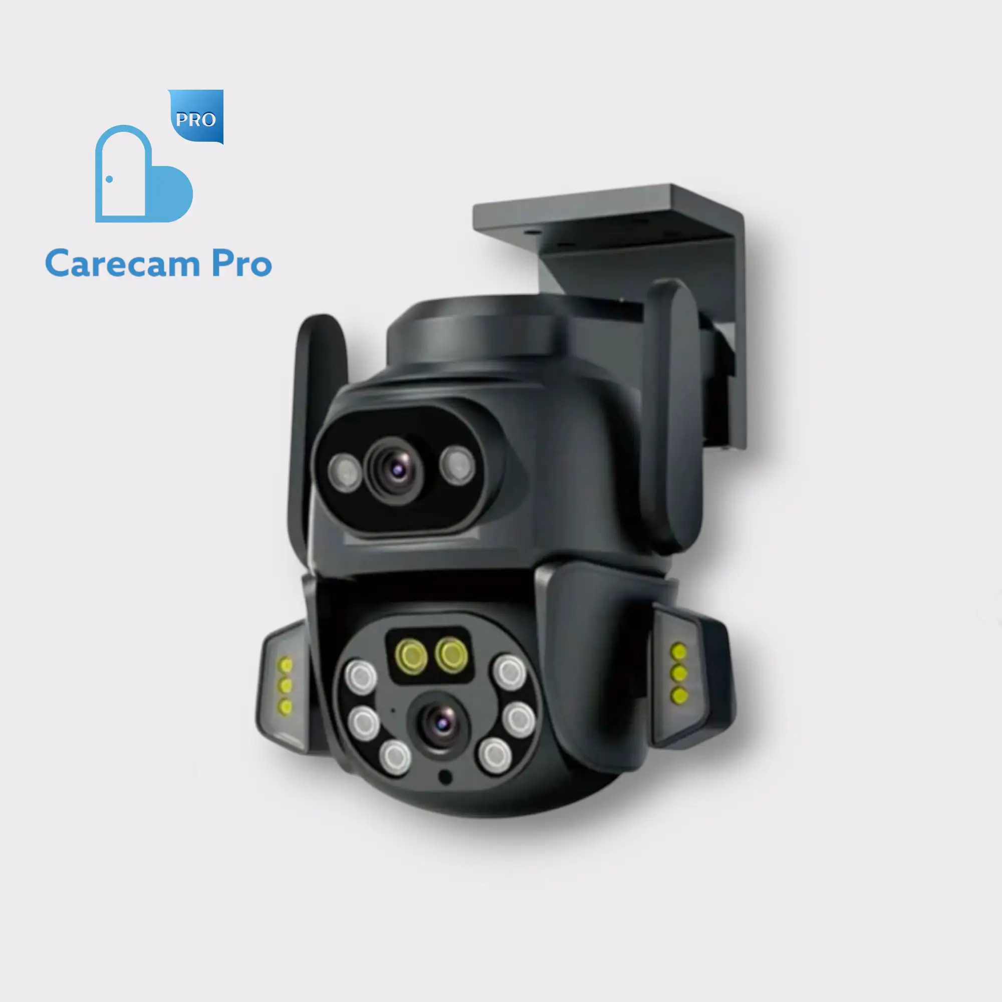 Cámara de Seguridad WiFi 4MP - Doble Lente (Fija + 360°) | IP67