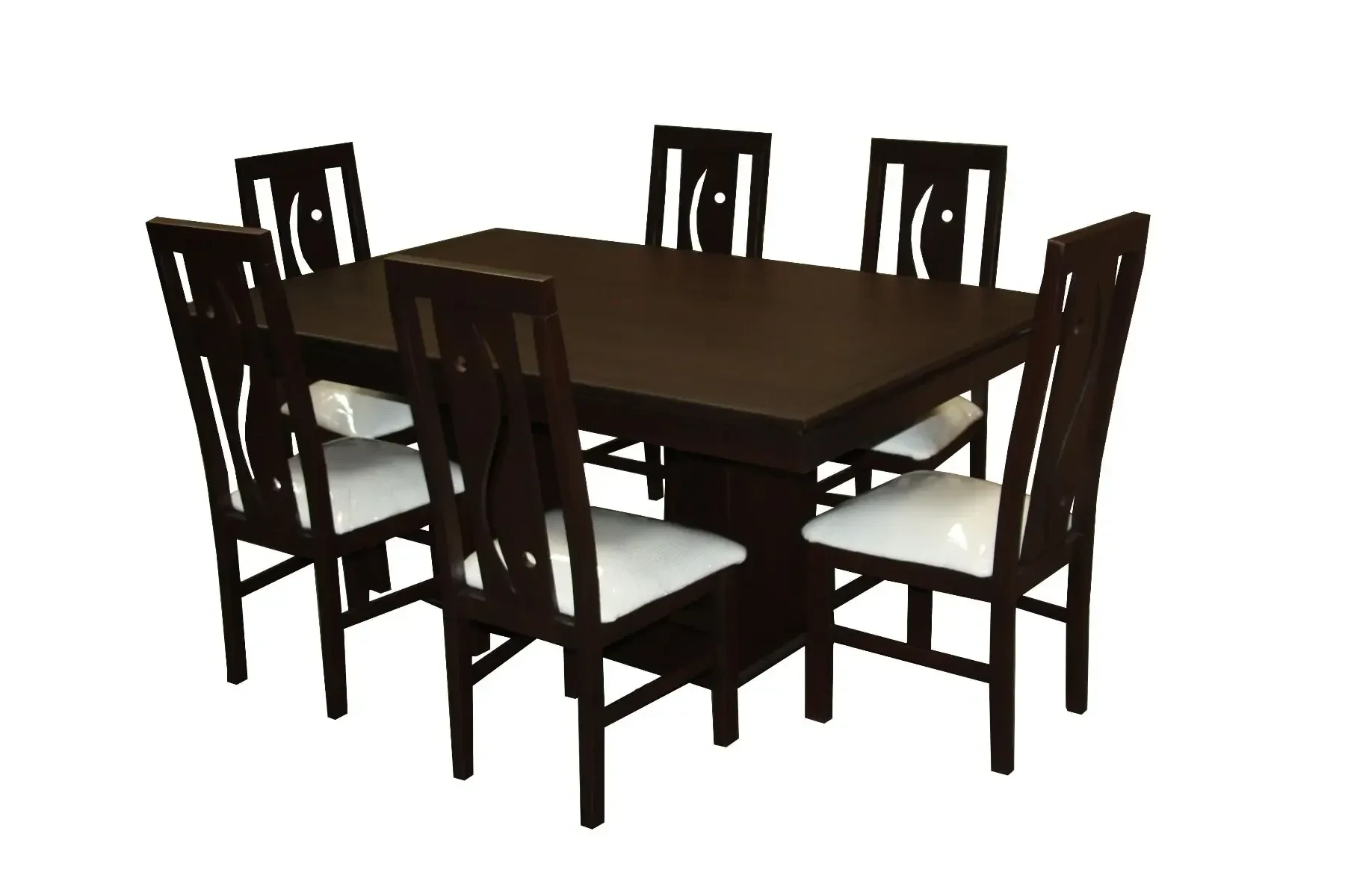 Juego de comedor rectangular de 6 sillas