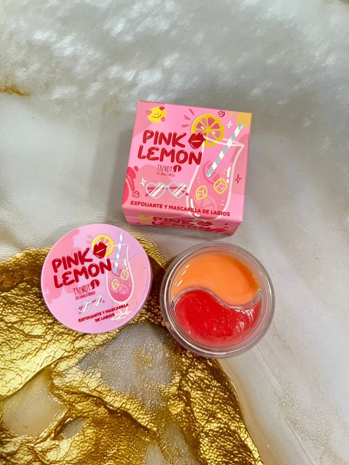 Duo Exfoliante + Mascarilla de Labios Pink Lemon 