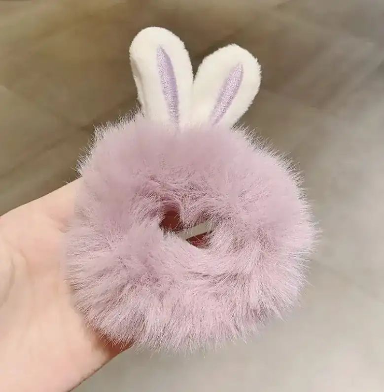 Coletero peluche #2 Morado claro