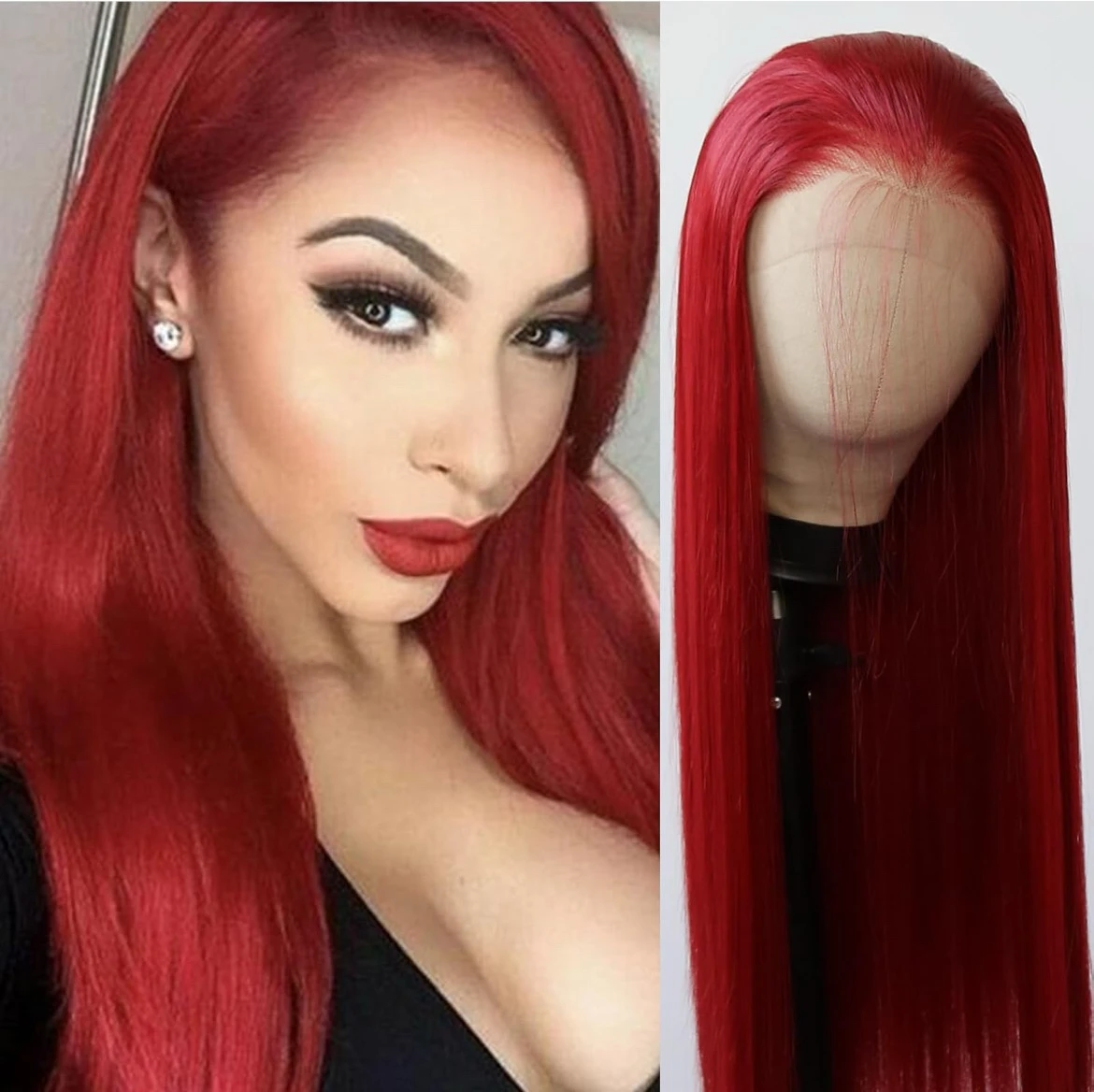 Peluca Semi natural 30” , frontal lace 13x4 