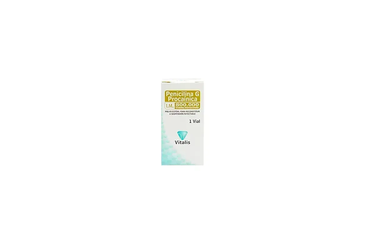 PENICILINA PROC 800.000 X 1 AMP VITALIS