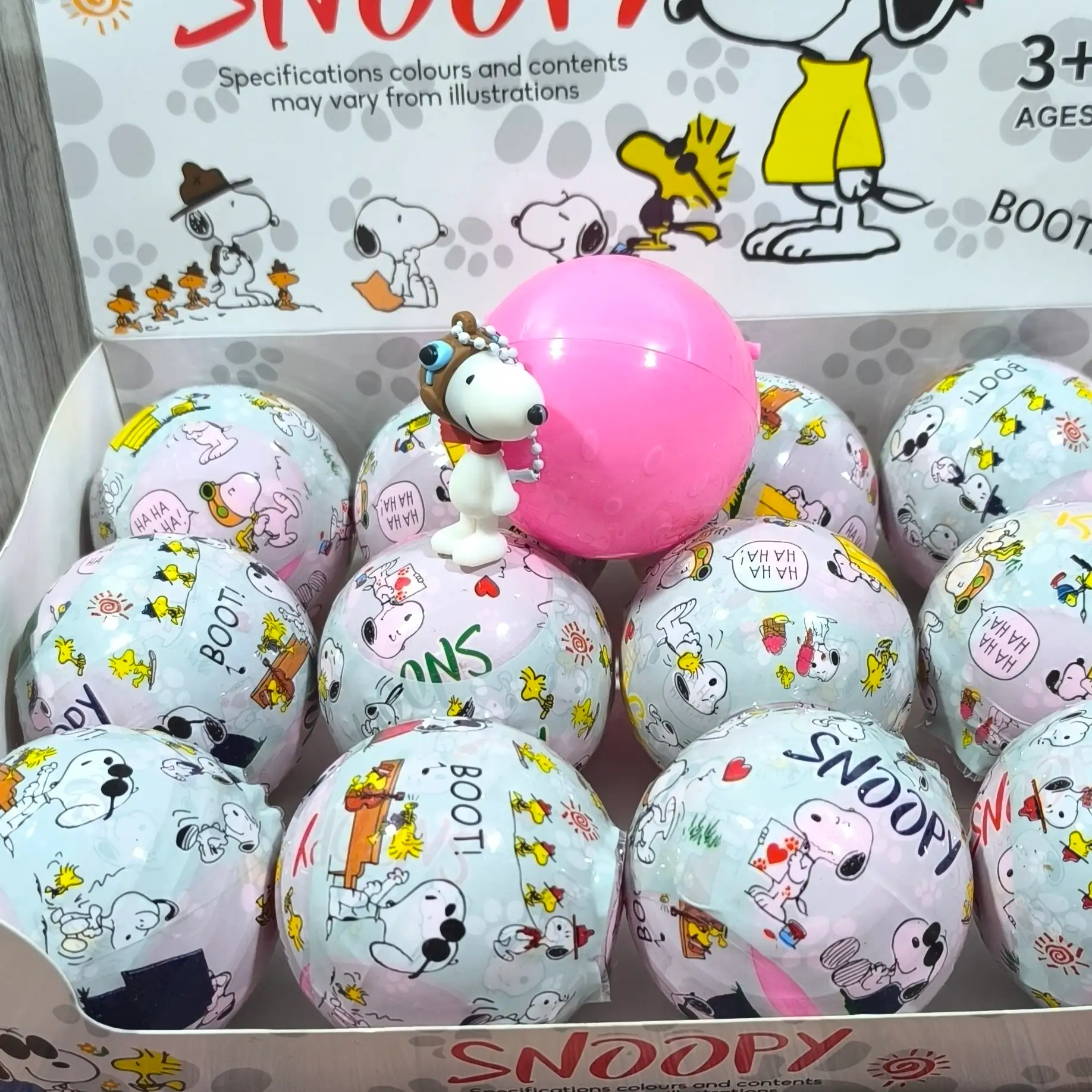 Pelota sorpresa snoopy