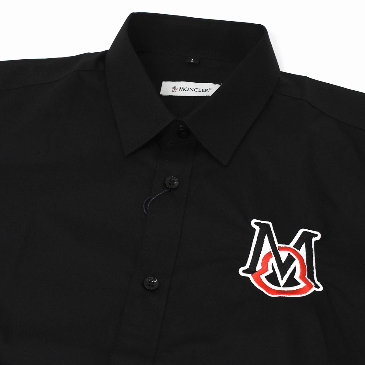 Camisa Manga Larga Moncler negra 4