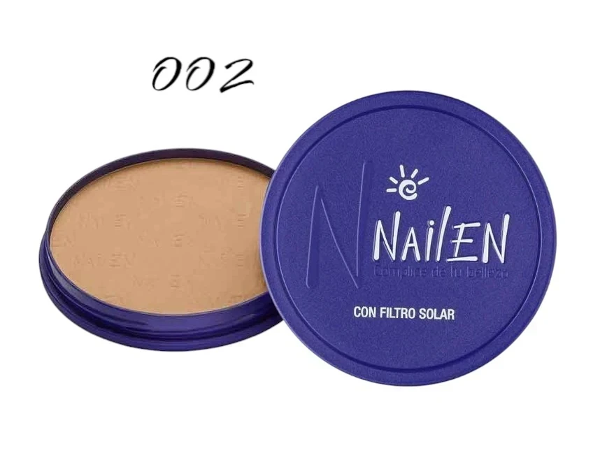 nailen polvo compacto con filtro solar tono 002