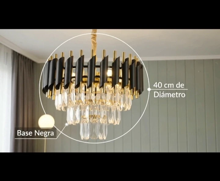 Lámpara Candelabro 40cm 5