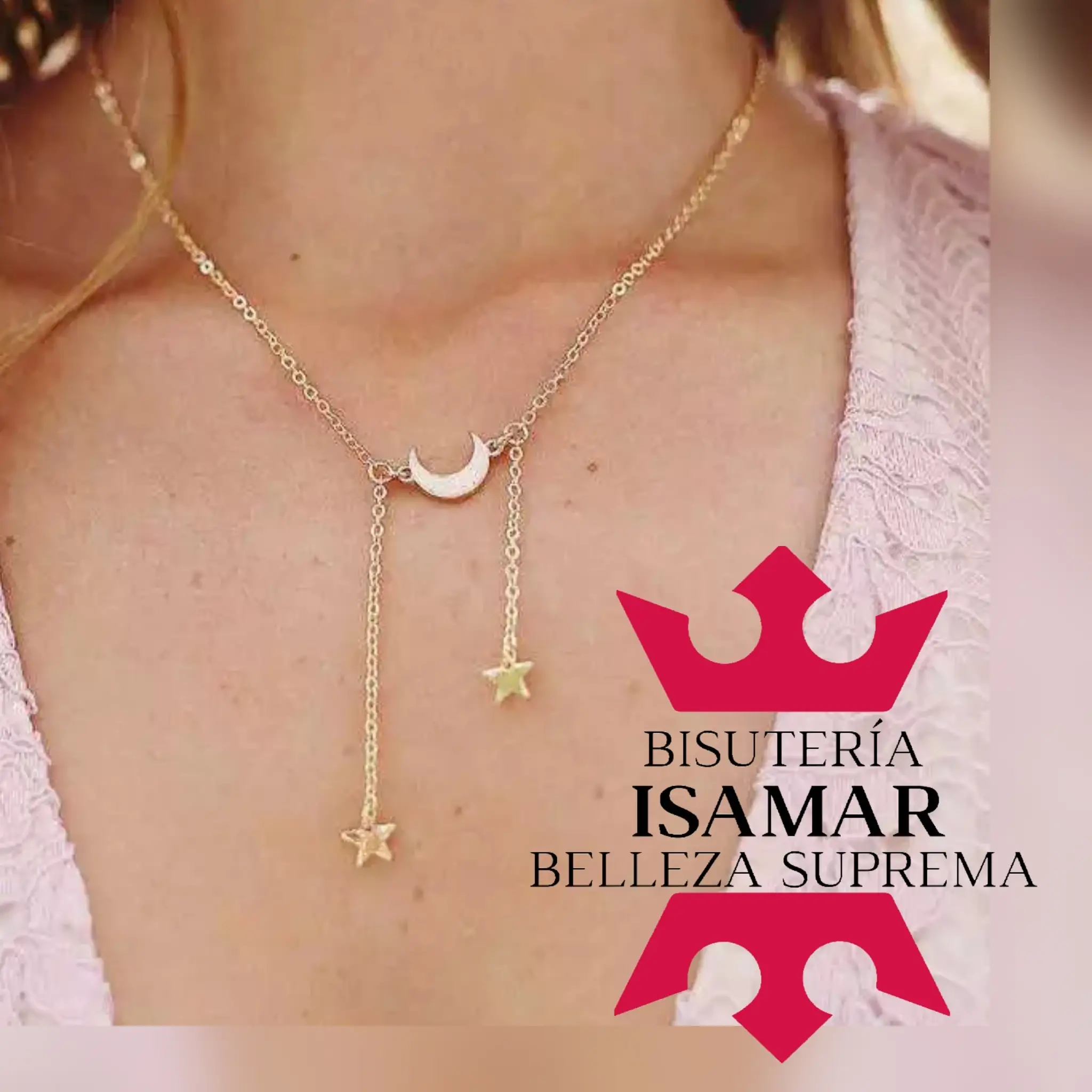 COLLAR COLGANTE DE ESTRELLAS