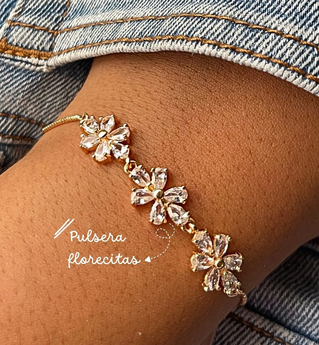 PULSERA FLORECITAS