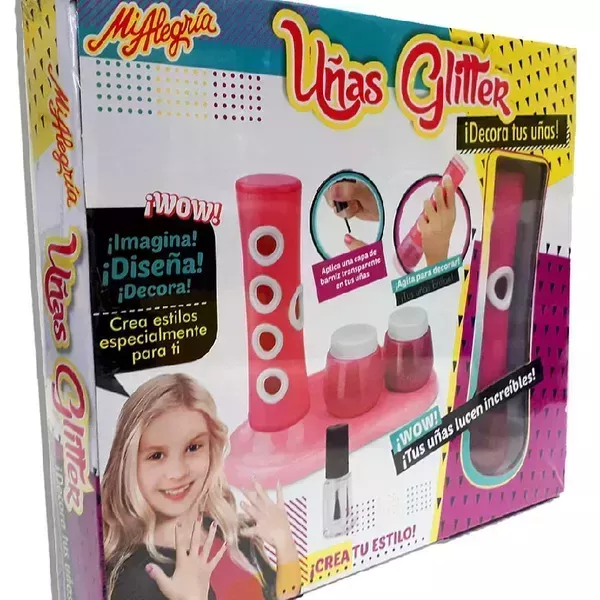 Uñas glitters 2