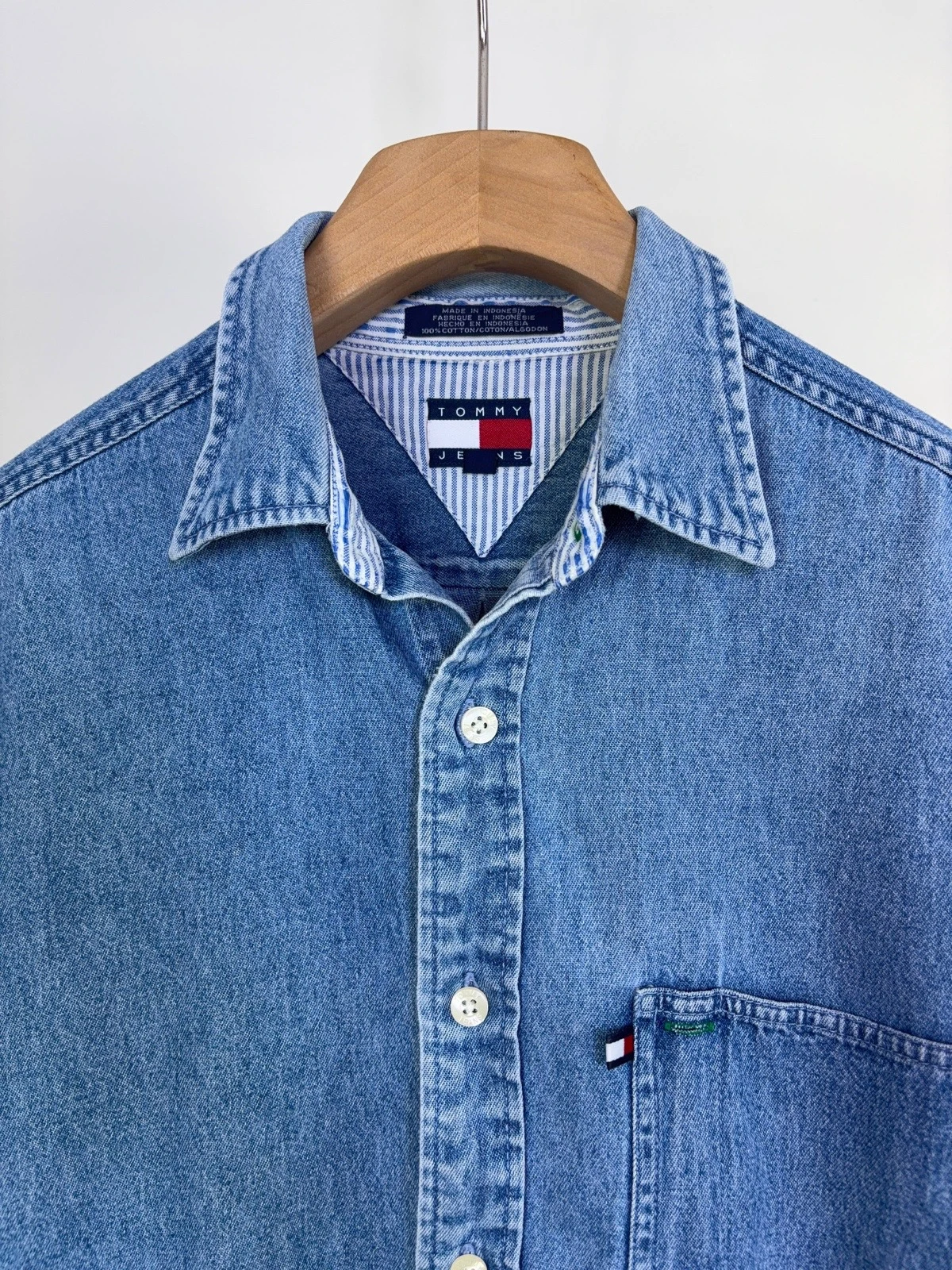Camisa Denim Tommy Jeans - 100% Algodón  2