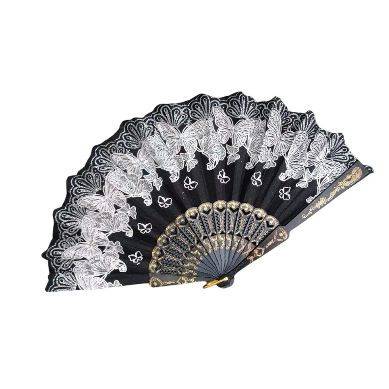 Paquete de 12 abanicos color negro premium 3