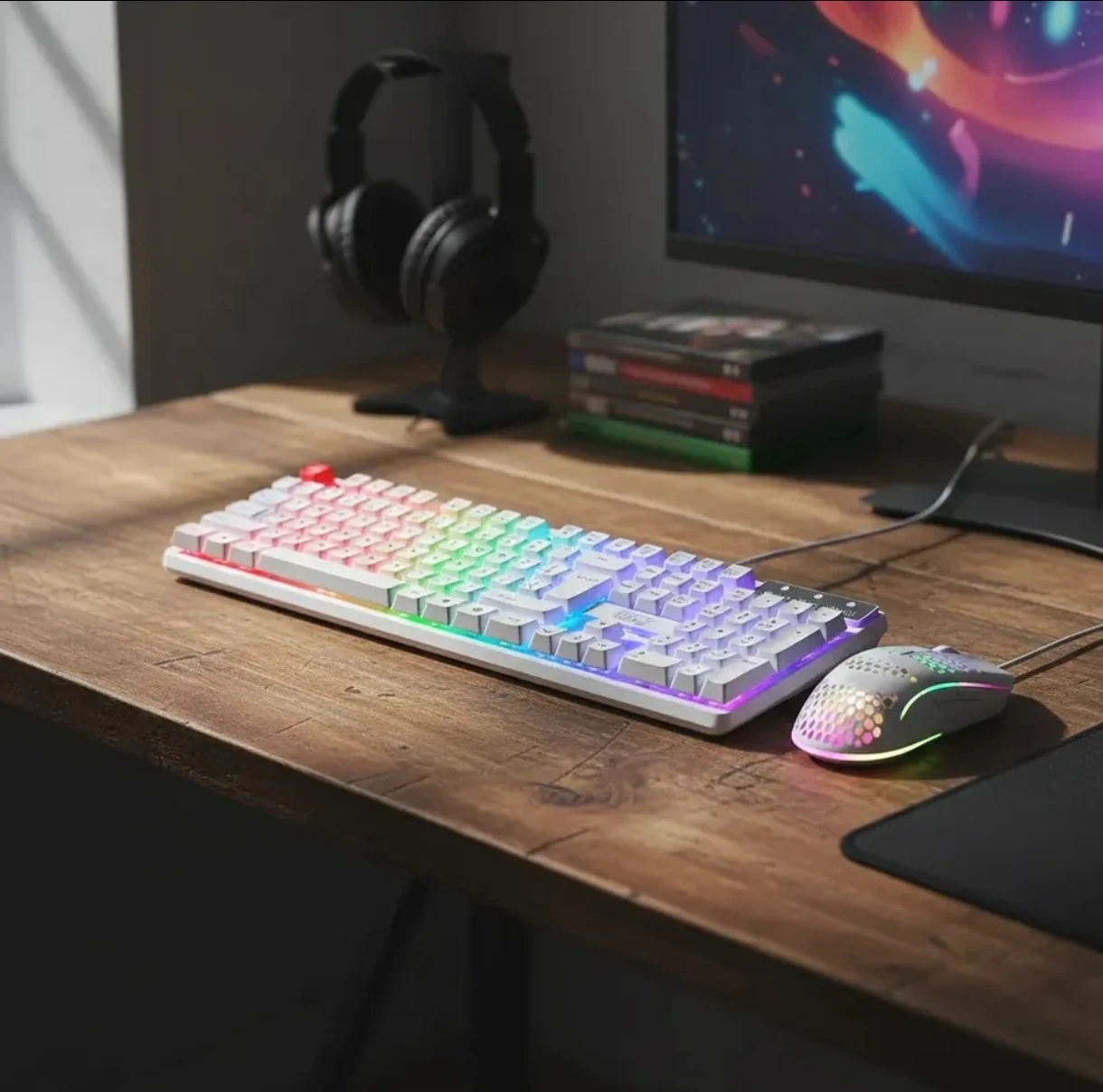 COMBO GAMER GTC CBG-025 Blanco 3