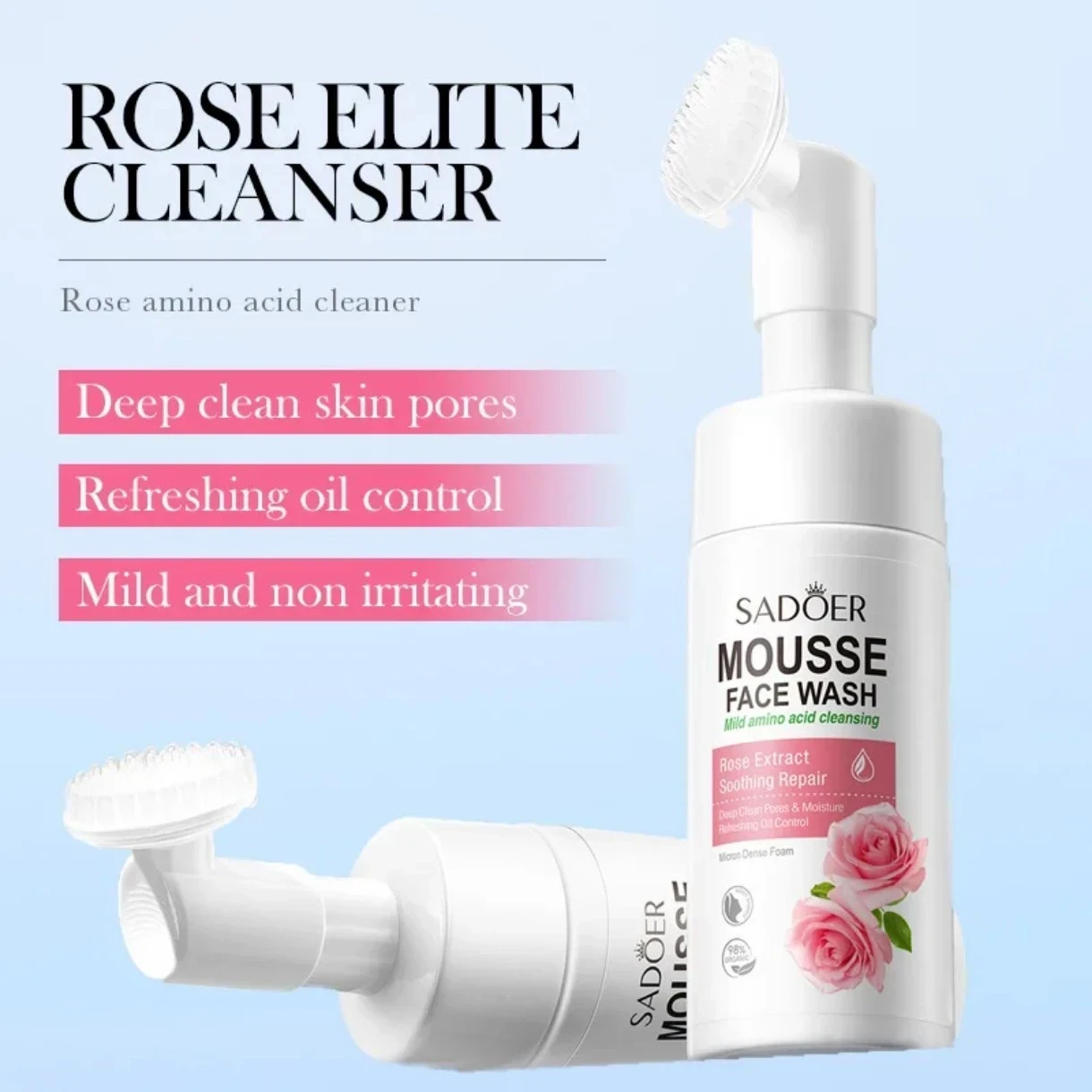 💖 LIMPIADOR Sadoer Rose Elite Cleanser 120 ml 💖