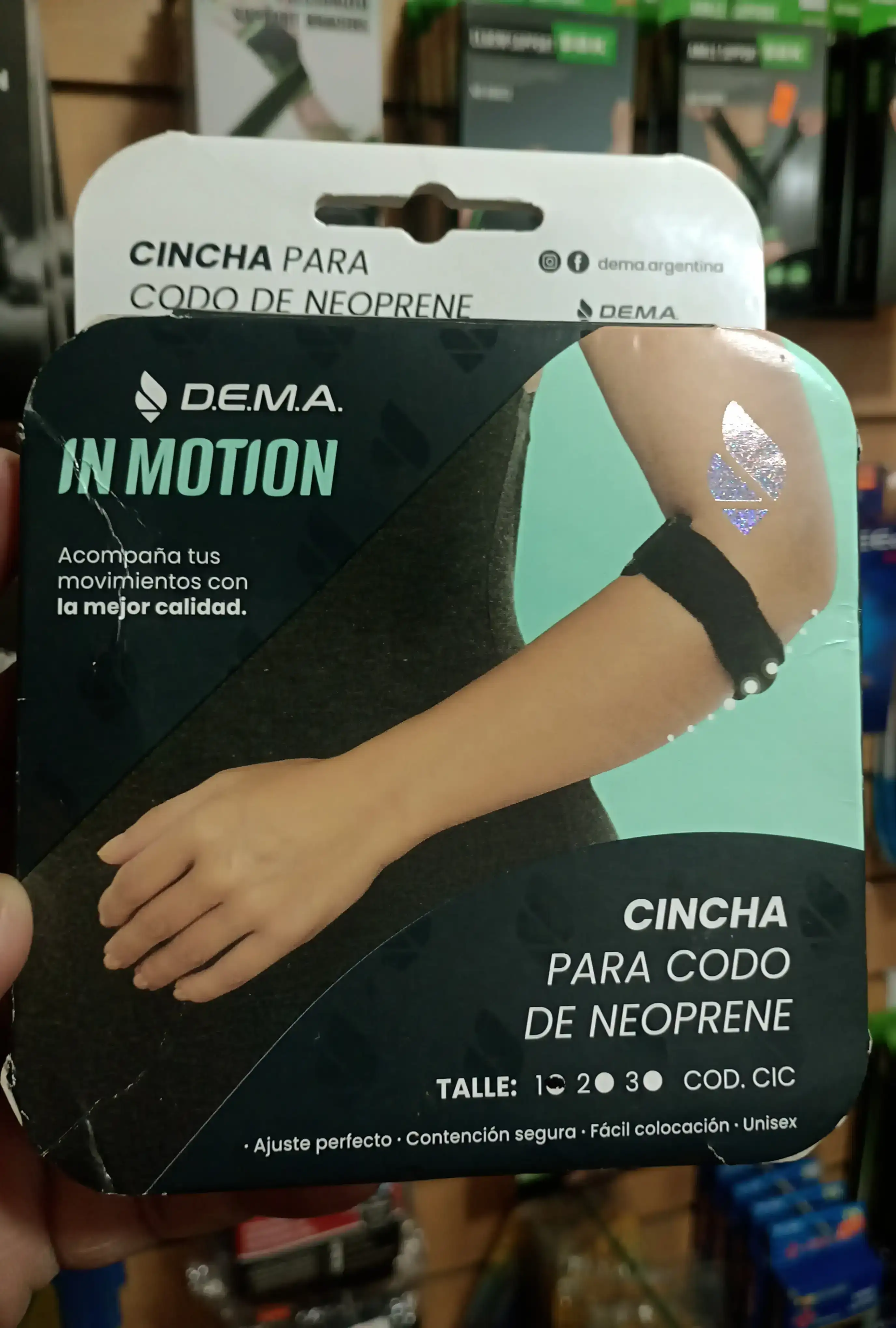 CINCHA PARA CODO DE NEOPRENE
