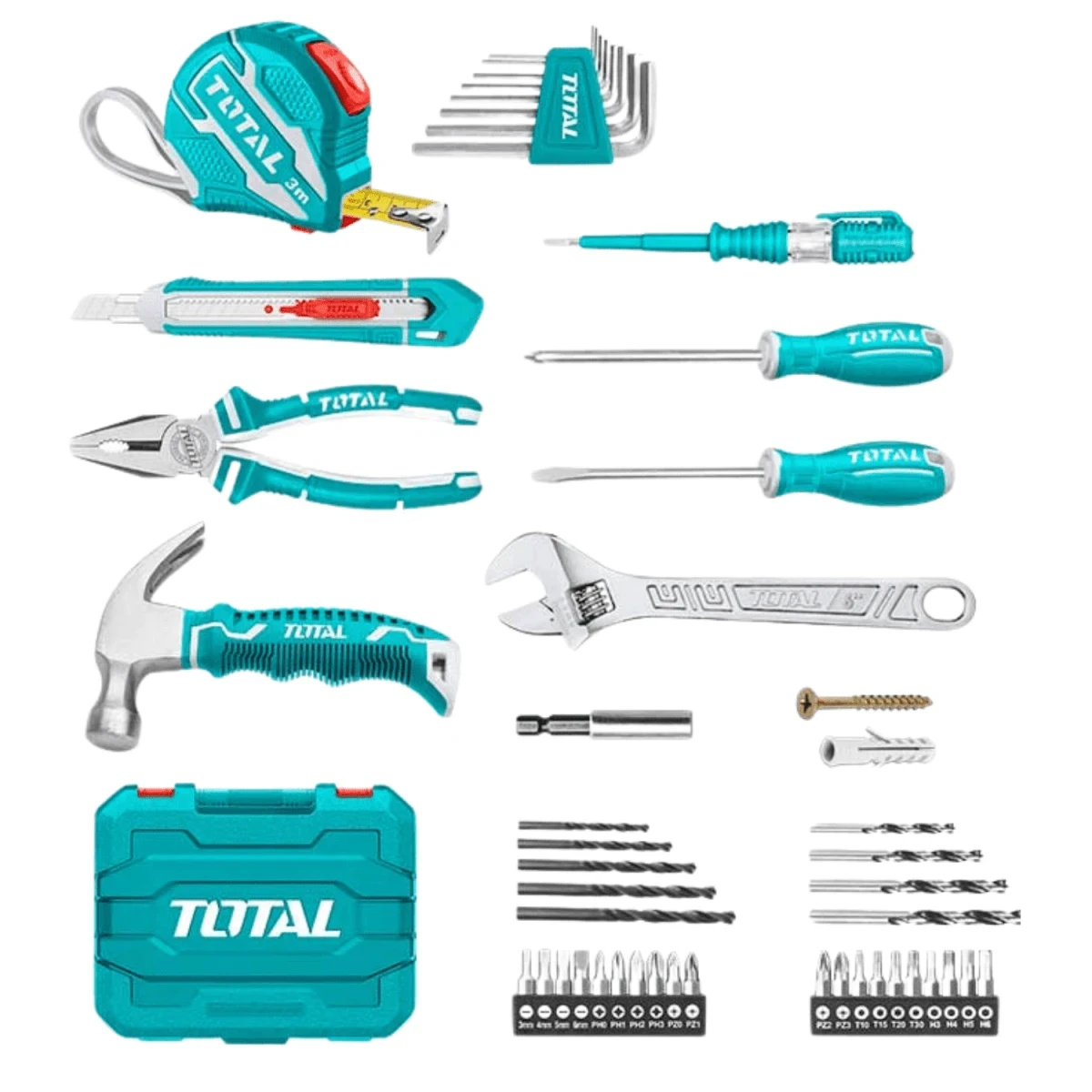TOSLI231003-THKTHP10892 Taladro percutor 20v + taladro 12v + 89 herramientas total 10