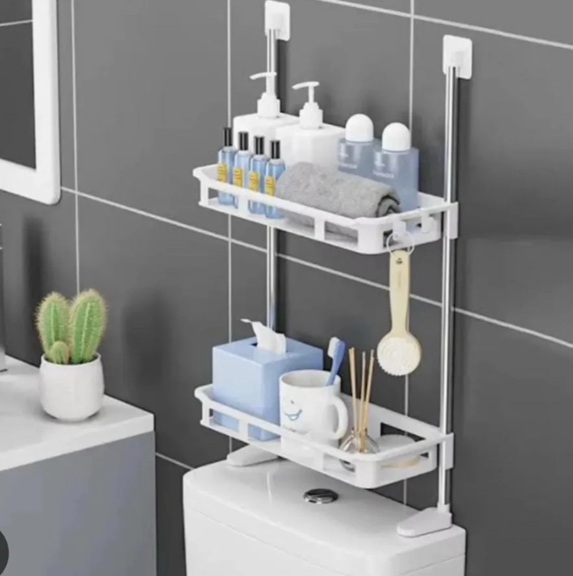 Estante para baño 2 niveles 6