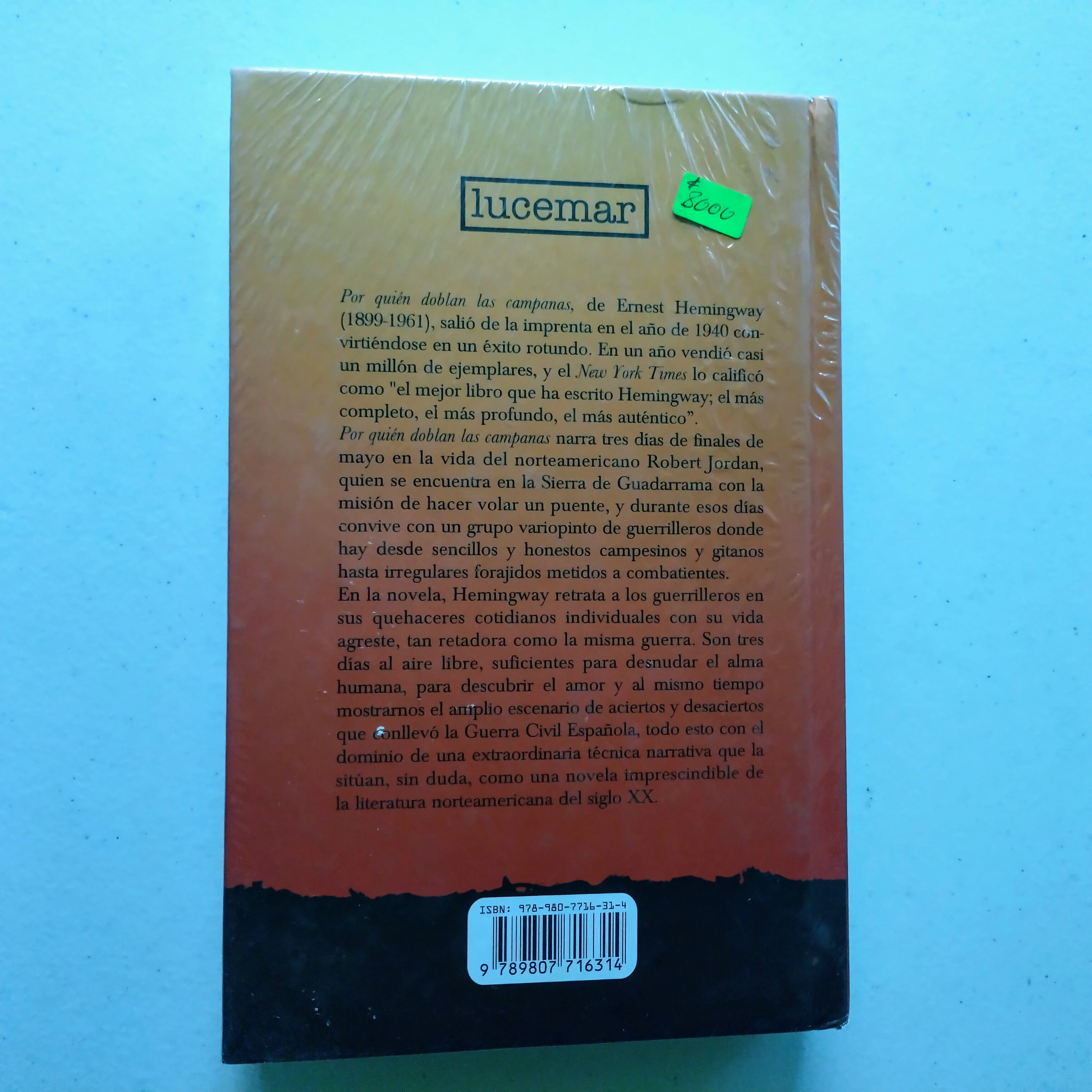 Por quien doblan las campanas, Ernest Hemingway, nuevo  2