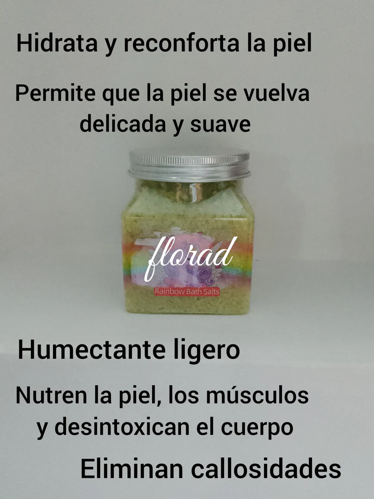 Exfoliante en sales para pies 