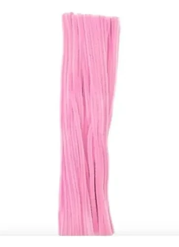 un limpiapipas  rosa terciopelo  2