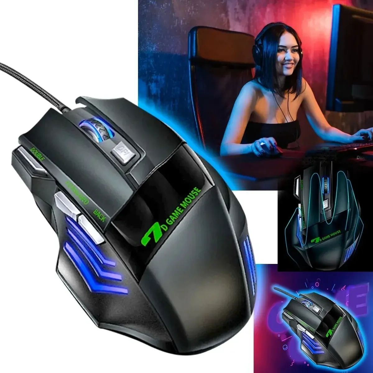 Mouse Gamer Pro K90 7d