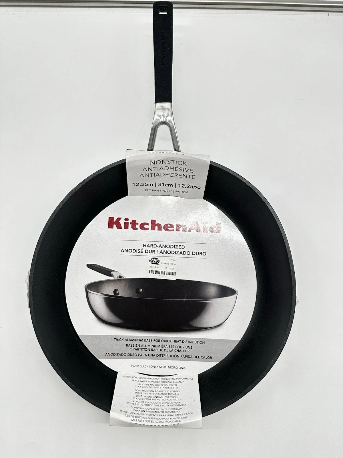 SARTEN KITCHENAID 31CM NEGRA ANTIADHERENTE 84839