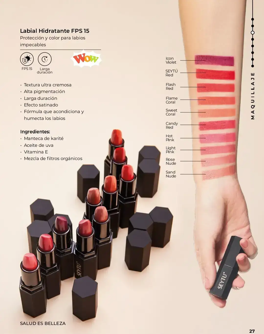 Labial hidratante FPS15 