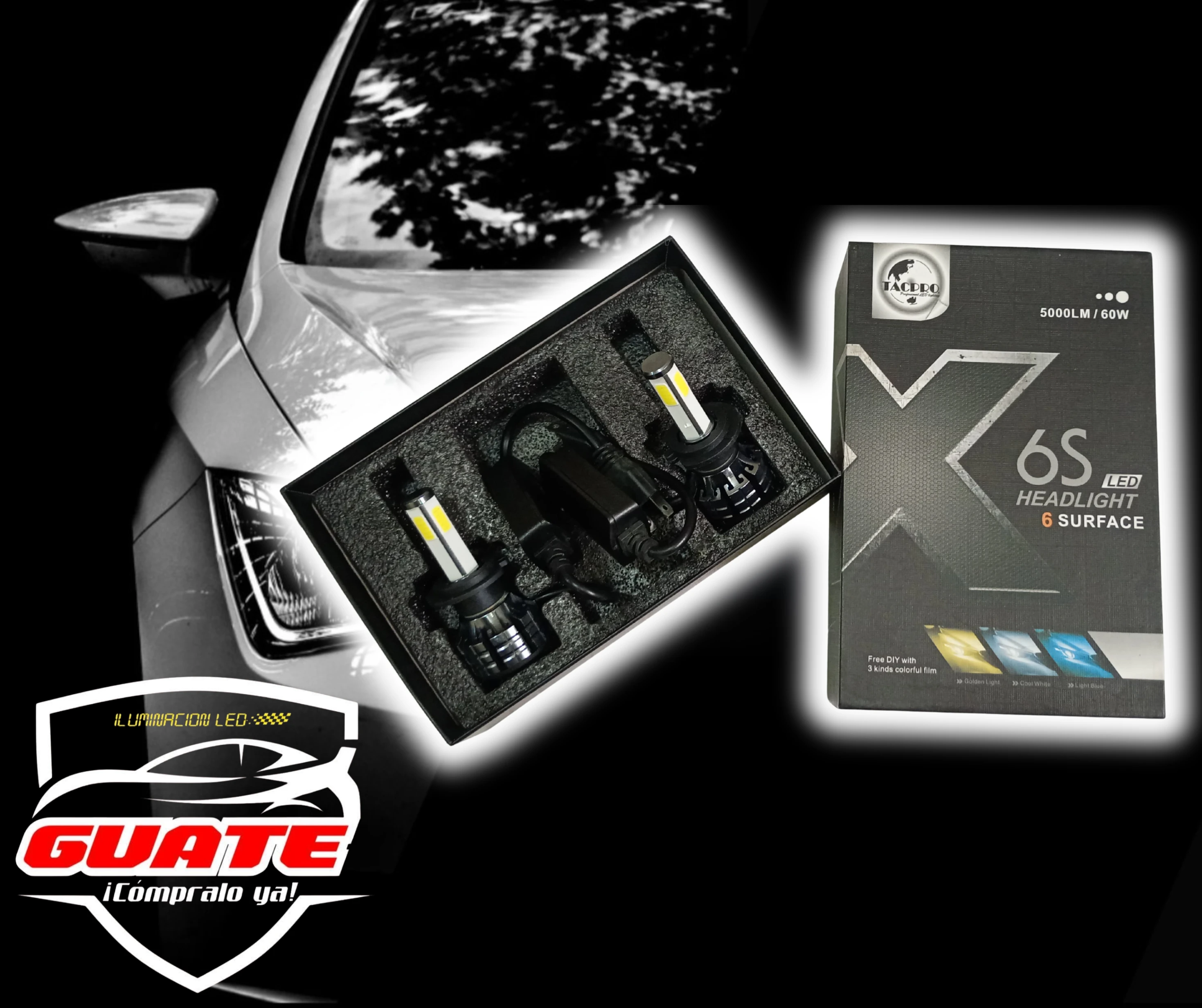 LUCES LED MARCA X6S