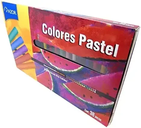 Gises pastel con 36 colores 2