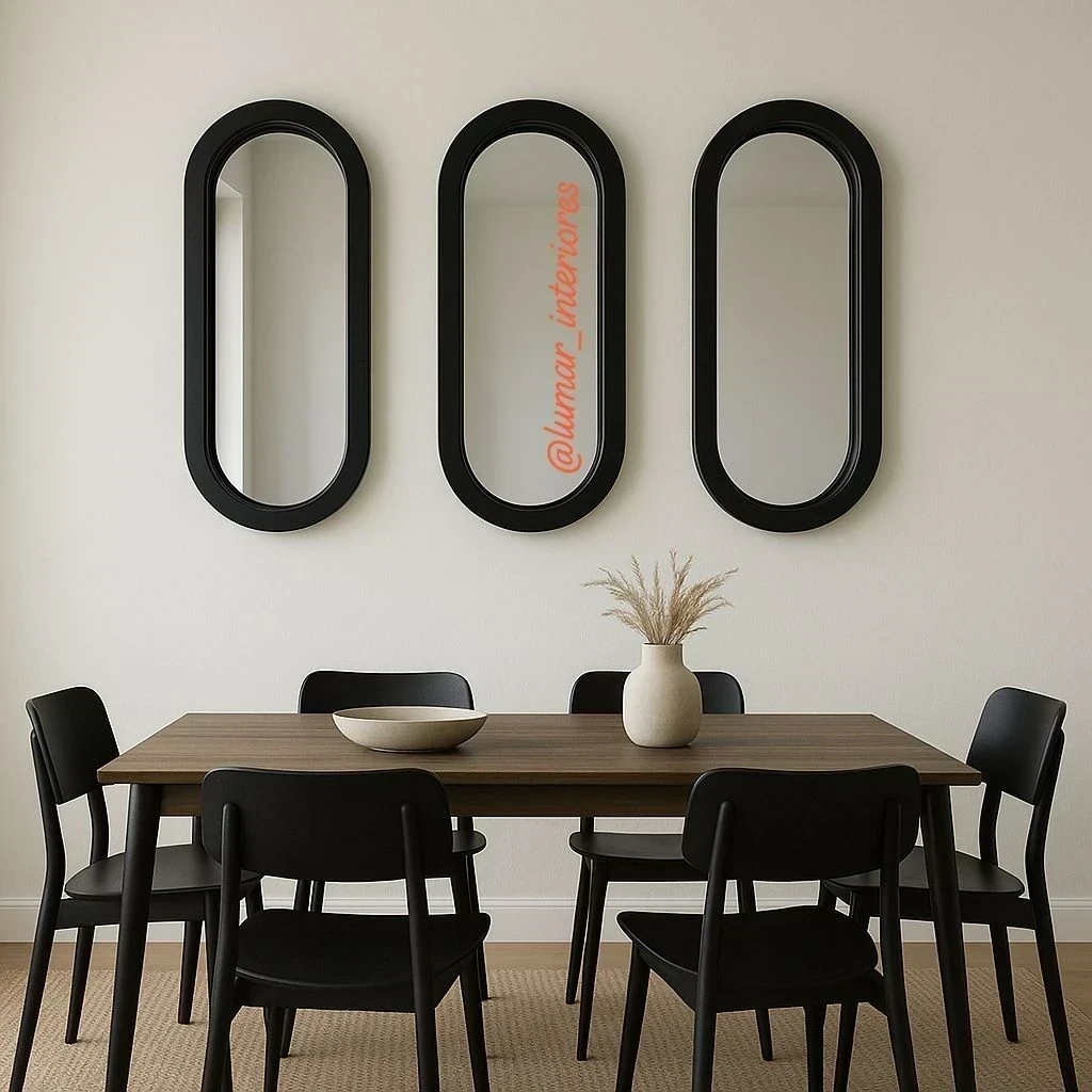 Espejo SET 3 OVALADOS OPULENT 130X45 VARIOS TONOS 3