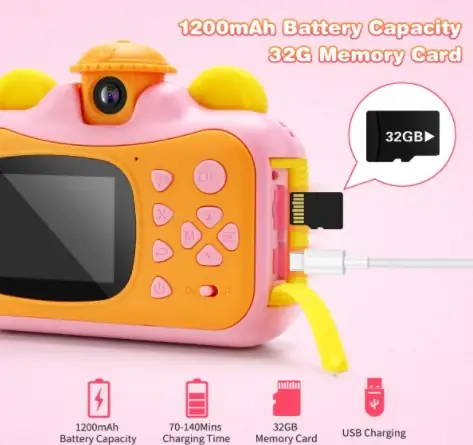 Camara Infantil Con Impresora  2
